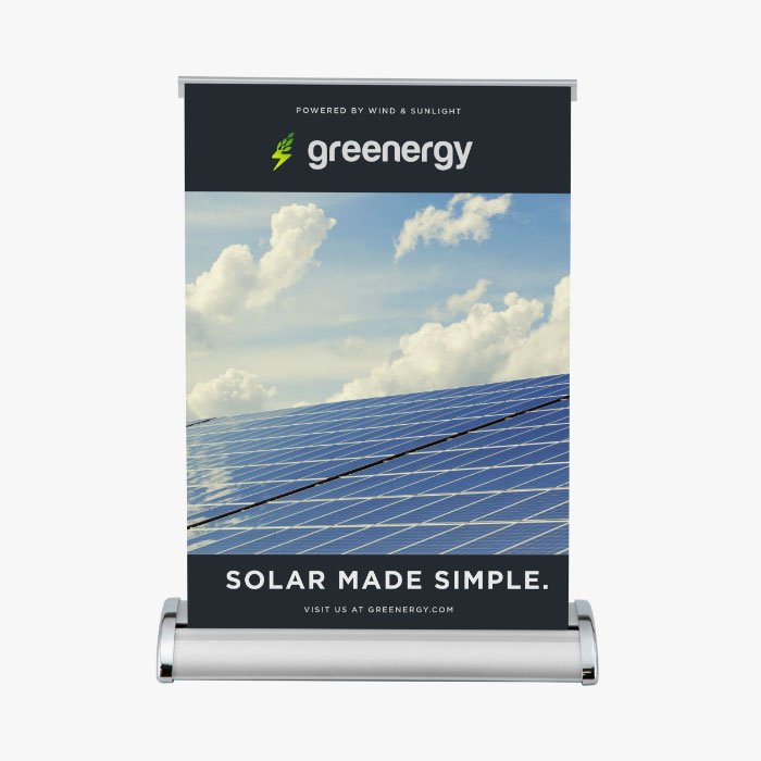 Image of item Table Top Banner Stand 11.5"x17.5"